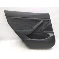 1 Карта двери задней левой в сборе с бл. рег. стекл. и динам. PREM BLACK Tesla model 3 1514770-23-B