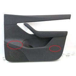 Карта дверей передньої правої без блоку регулювання склопідйомником PREM WHITE Tesla Model Y 1497295-92-B