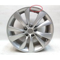 2 Wheel disk, 19X8.0 ET40 - SILVER CYCLONE Tesla Model S, Model S REST 1054045-00-D