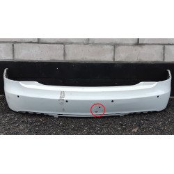1 Parachoques trasero para 4 sensores de aparcamiento sin soportes de sensores de aparcamiento PBCW (dañado) Tesla modelo S 1068750-00-A