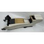 1 Armlehne Mittelkonsole beige Leder Getränkehalter Strukturholz (mit Beschädigung) ohne USB Tesla Model X, Model S REST 1026728-S0-E