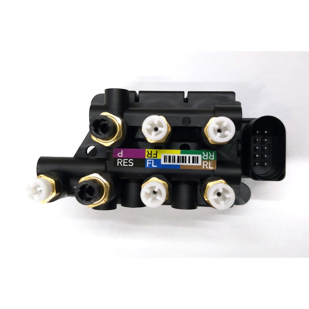 7 Air suspension valve block with solenoids NEW Tesla model