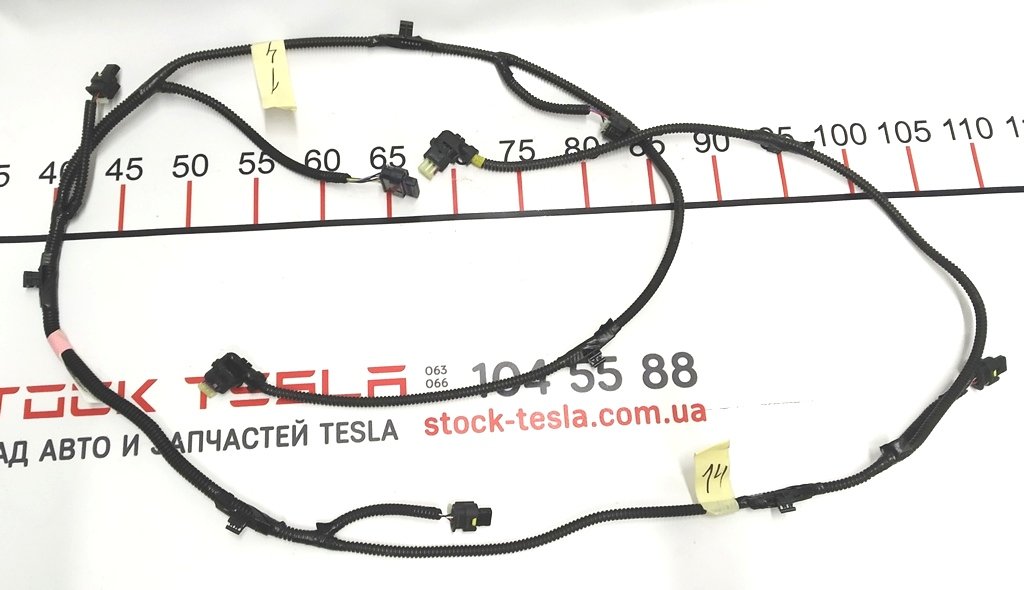 2 Bakre stötfångare ledningsnät (6 parkeringssensorer) NY Tesla modell 3 1067959-00-E