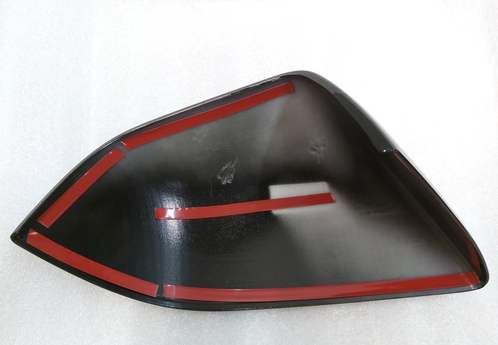 3 EXTERIOR MIRROR SKULL CAP - LEFT HAND Light Black NEW Tesla model 3 1092290-00-D