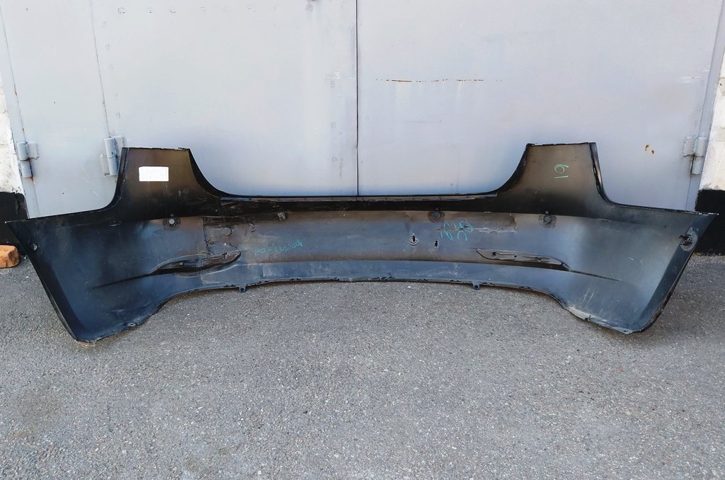 1 RR FASCIA SVC, SOLID BLACK-PBSB partially assembled with damage Tesla model 3 1916698-S0-A