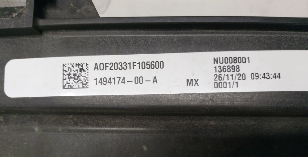 4 Сooling fan and shroud service assembly. without bushings and pads Tesla Model 3, Model Y 1494174-00-A
