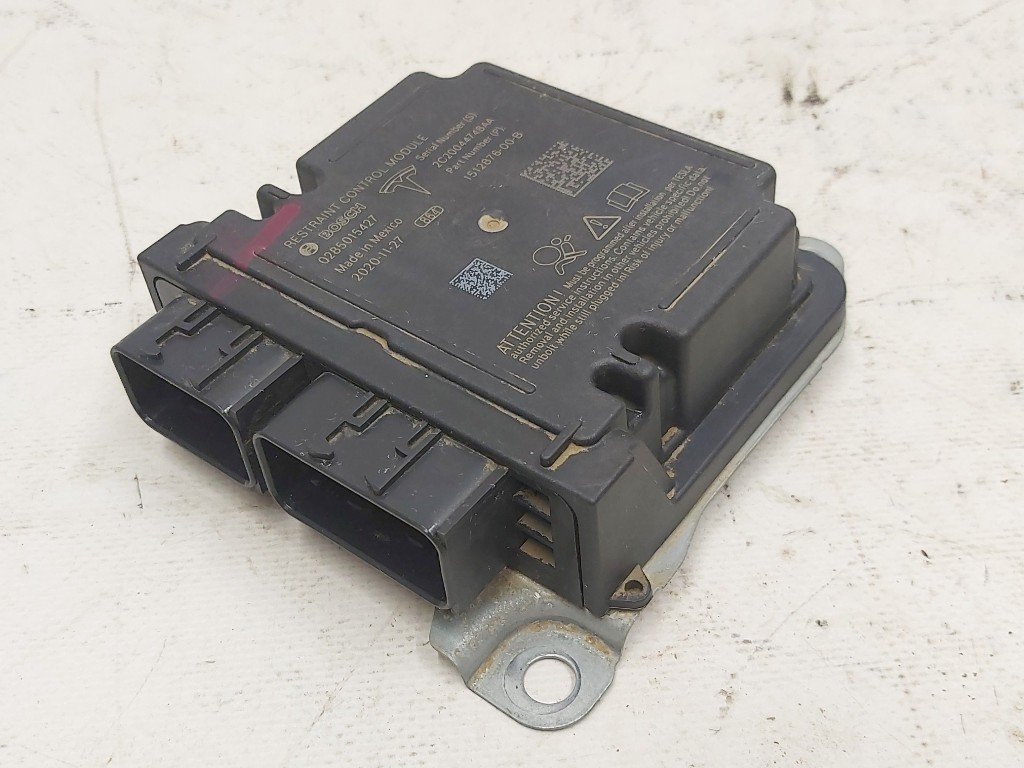 Restraint Control Module - universal AIRBAG Tesla Model S Feb 2021, Model S June 2025, Model X Mar 2021, Model X June 2025, Model 3, Model 3 Jan 2024, Model Y, Model Y Feb 2025 1512876-00-B