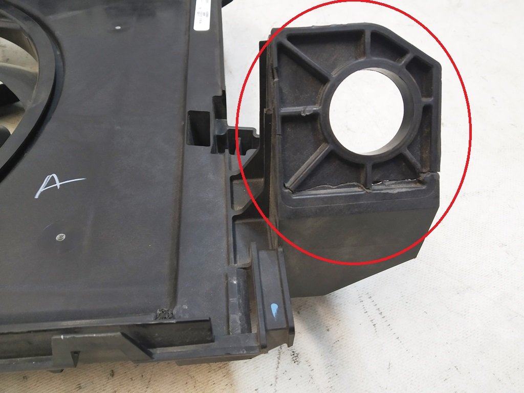 4 Lüfter ohne Buchsen und Pads (Beschädigung) Tesla Modell 3, Modell Y 1494179-00-A