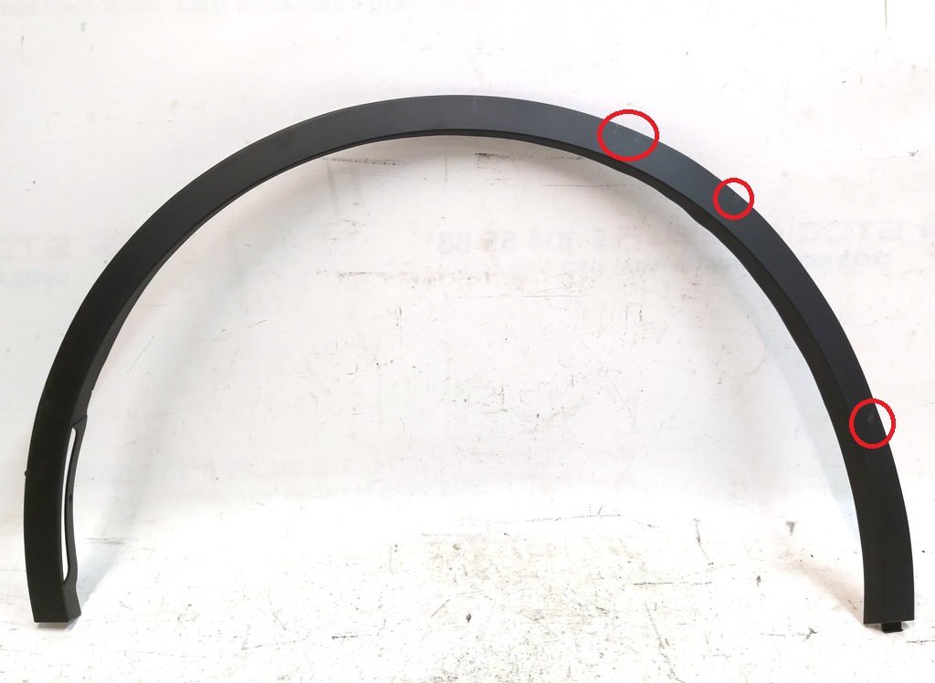 8 FRONT FENDER GARNISH, LH ASY, with damage Tesla model Y 1494185-00-C
