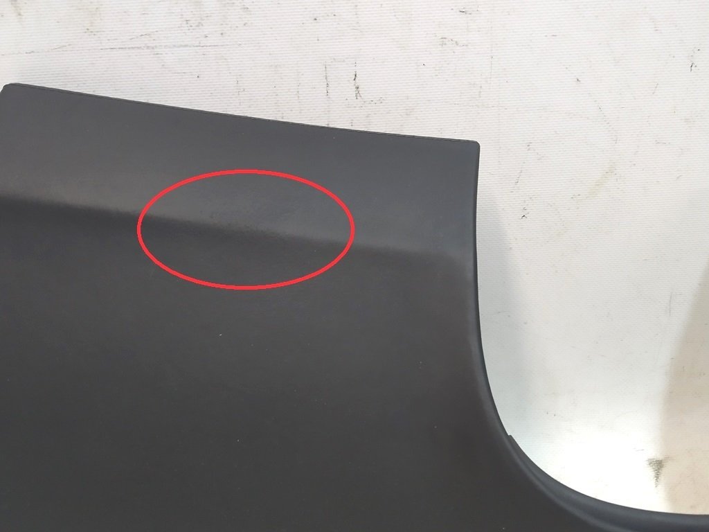 26 스티어링 휠 아래 장식 패드 NAPPA GRAIN LEATHER BLACK(손상) Tesla Model S, Model S REST, Model X 1002405-01-H