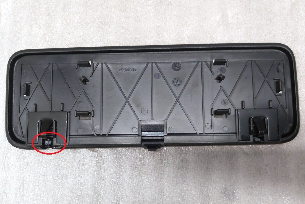2 Rétroviseur pare-soleil droit gauche NOIR sans ensemble rétroéclairage (endommagé) Tesla model S REST 1143852-00-A
