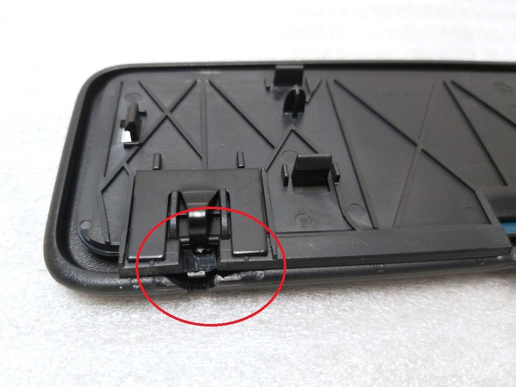 2 Rétroviseur pare-soleil droit gauche NOIR sans ensemble rétroéclairage (endommagé) Tesla model S REST 1143852-00-A