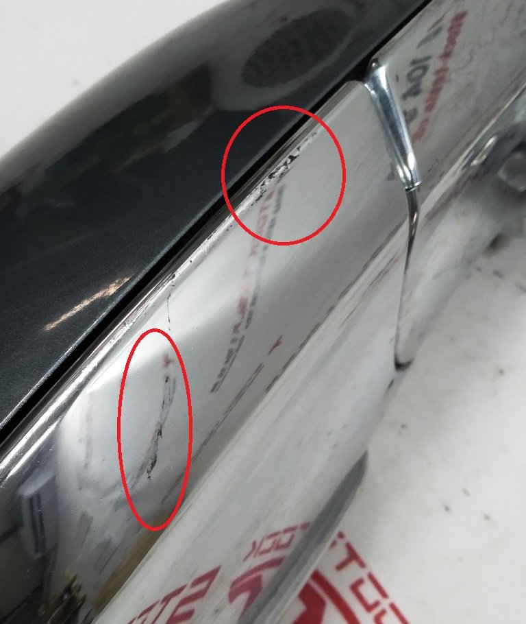 3 1041318-00-G z Lusterko zewnętrzne prawe PREMIUM, kompletne (uszkodzone, nie składa się automatycznie) Tesla model S, model S REST 1041318-00-G