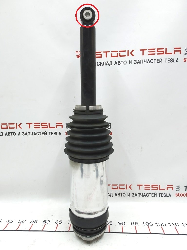 1 الوحدة الهوائية الخلفية اليسرى مع كتلة صامتة تالفة AWD Tesla موديل S REST 1067361-25-C
