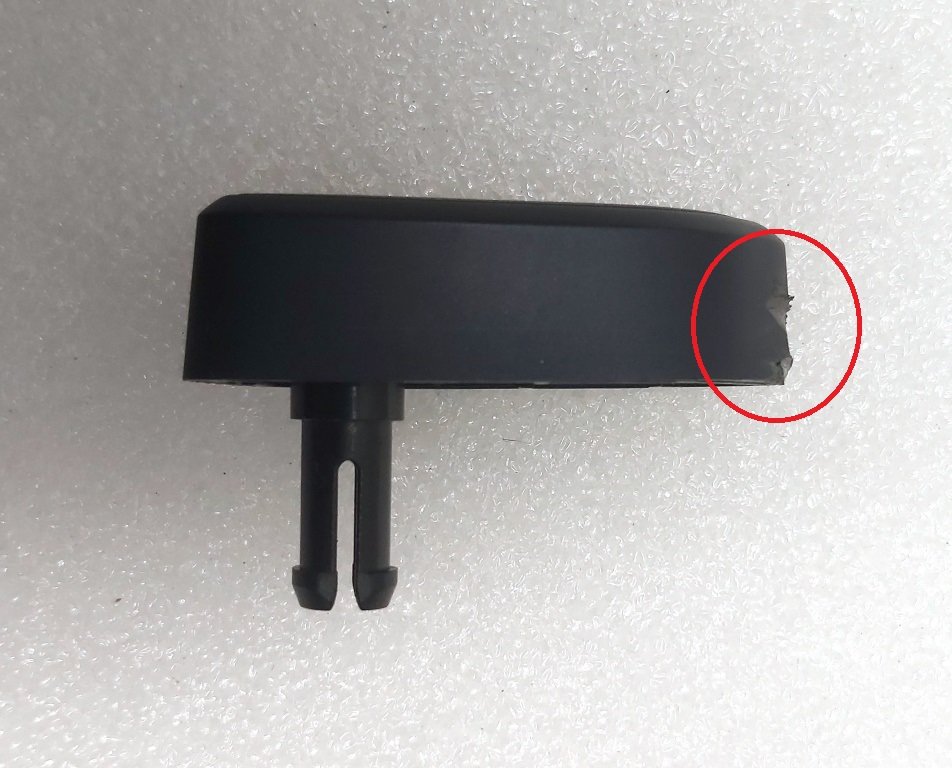 2 1ST ROW SEAT RECLINE BUTTON CAP - RIGHT HAND Tesla model S REST, model X 1067692-00-B