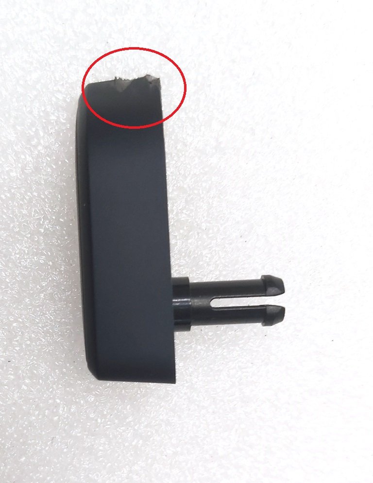 2 1ST ROW SEAT RECLINE BUTTON CAP - RIGHT HAND Tesla model S REST, model X 1067692-00-B