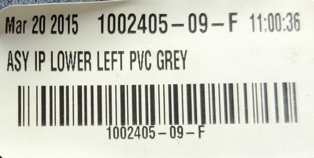 26 1002405-09-F 스티어링 휠 트림 PVC GRAY Tesla 모델 S 모델 S REST 1002405-15-G