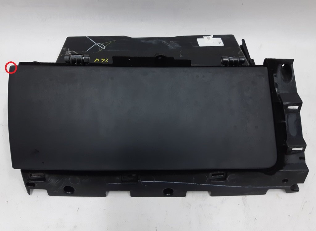 24 ASY, GLOVE BOX COMP, PVC BLK with damage Tesla model S REST 1003327-14-N