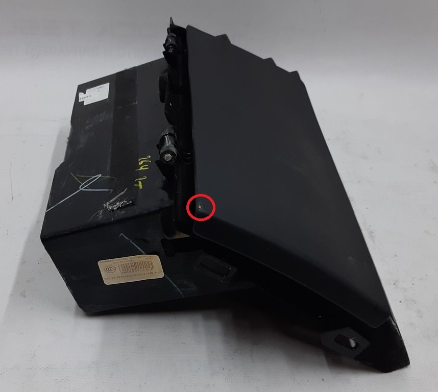 24 ASY, GLOVE BOX COMP, PVC BLK with damage Tesla model S REST 1003327-14-N