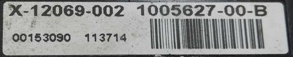 1 Cewka anteny klucza bezprzewodowego z uszkodzeniem nadwozia Tesla model S, model S REST 1005627-00-B