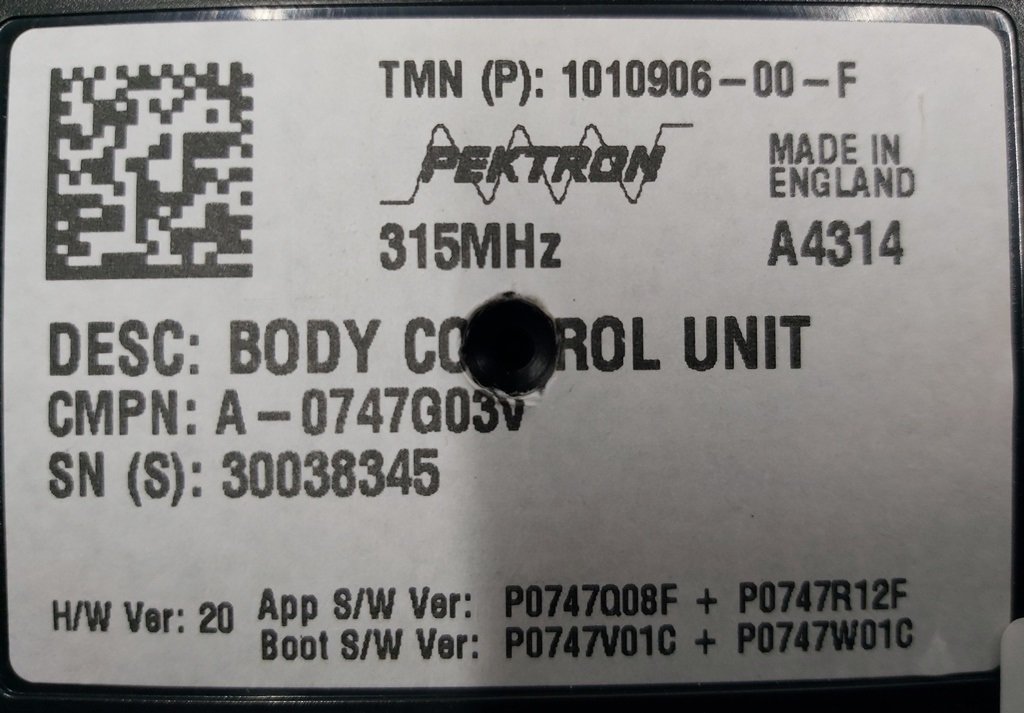 3 وحدة تحكم BODI 315 ميغاهيرتز لا تشوه Tesla Model S ، Model S Rest 1010906-00-GH