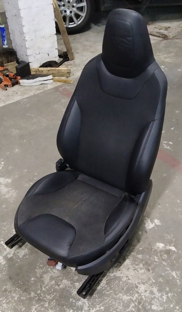 3 1013072-01-V z運転席アセンブリ（位置メモリ、エアバッグ、プレゼンスセンサーなし）BASE BLACK（GEN 1、ワイドヘッドレスト、ポケットなし）（破損）TeslaモデルS、モデルS REST 1013072-01-C