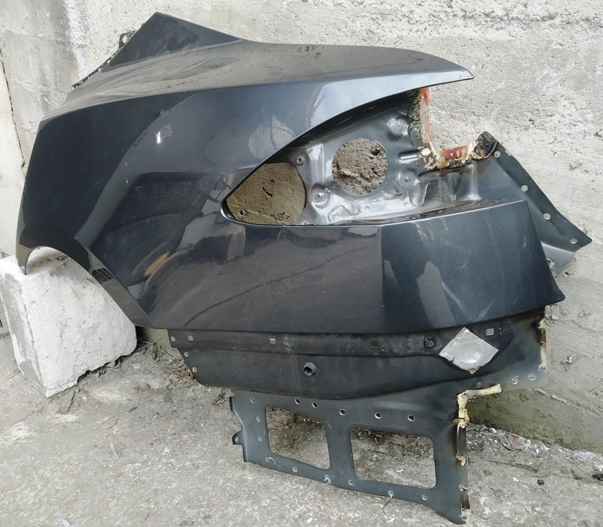 3 Kotflügel hinten links (großer Ladeanschlusssitz) (Kofferraum getrimmt) Baugruppe Tesla Modell S S REST 1031638-S0-A