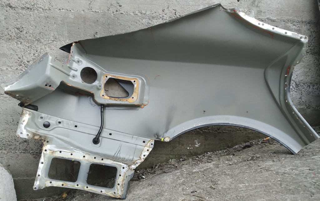 3 Kotflügel hinten links (großer Ladeanschlusssitz) (Kofferraum getrimmt) Baugruppe Tesla Modell S S REST 1031638-S0-A