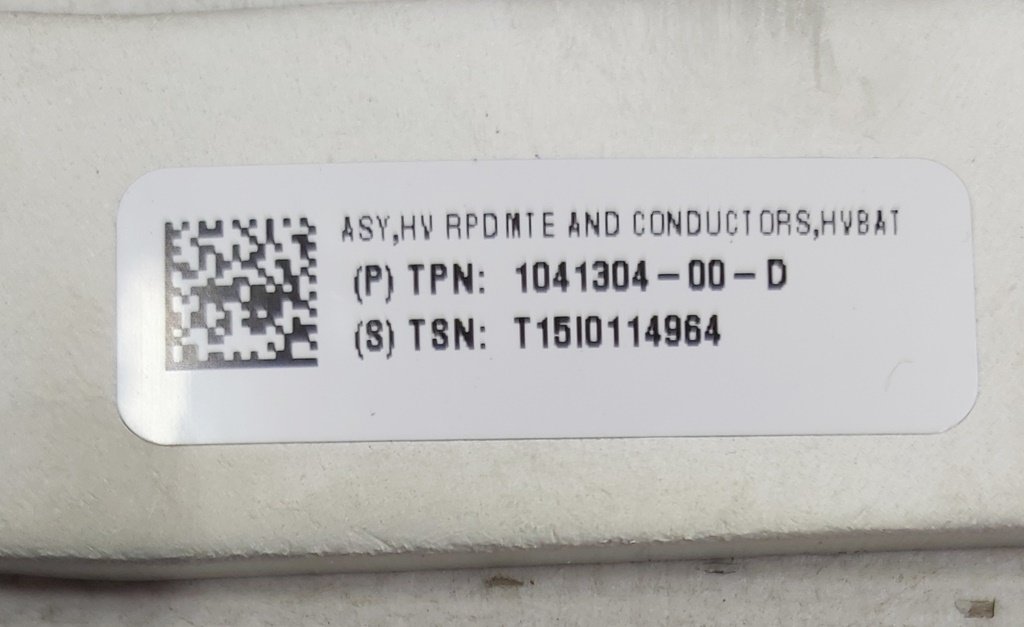 1039419-00-C Bus della batteria ad alta tensione riccio Tesla modello S REST 1039419-00-C