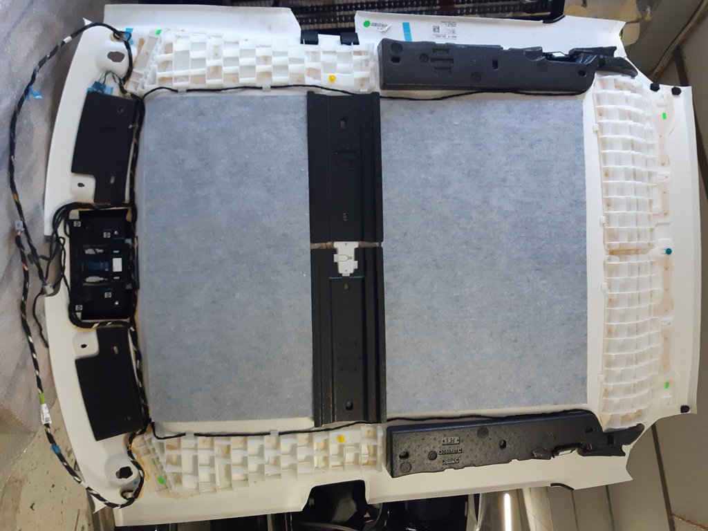 1 Loftsbeklædning uden panoramatag OHC-TEXTILE samlet Tesla model S 1052273-S0-A
