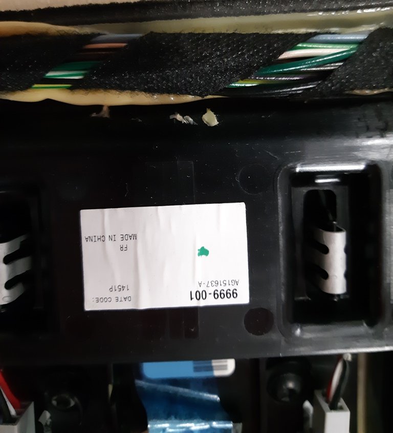 1 Loftsbeklædning uden panoramatag OHC-TEXTILE samlet Tesla model S 1052273-S0-A