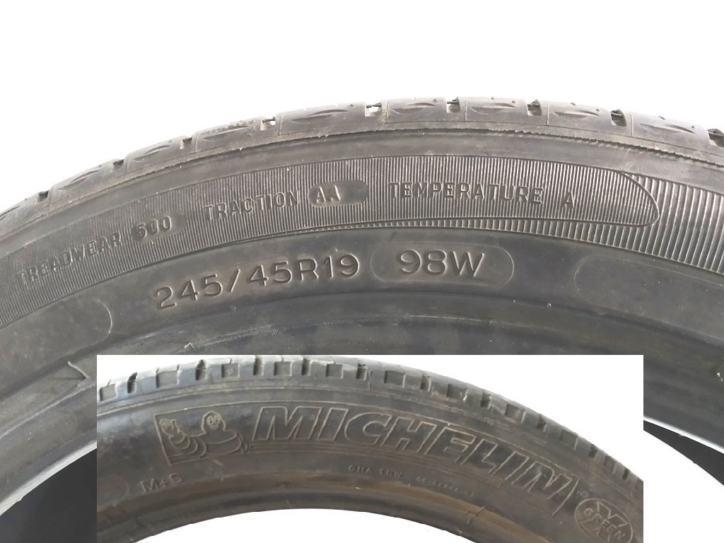 1 タイヤ 245/45R19 ミシュラン PRIMACY MXM4 (3.70mm) テスラ モデル S 1065205-00-A