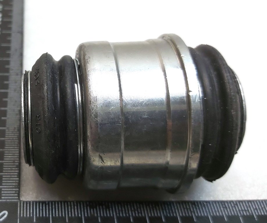 6 Nedre kontrolarm lydløs blok 47mm (flydende) forstærket Tesla model S, model S REST, model S feb 2021, model X Mar 2021, model X 6007997 10