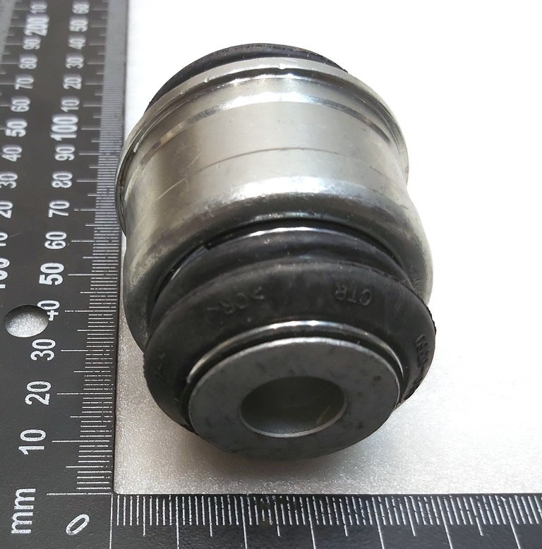 6 Nedre kontrolarm lydløs blok 47mm (flydende) forstærket Tesla model S, model S REST, model S feb 2021, model X Mar 2021, model X 6007997 10