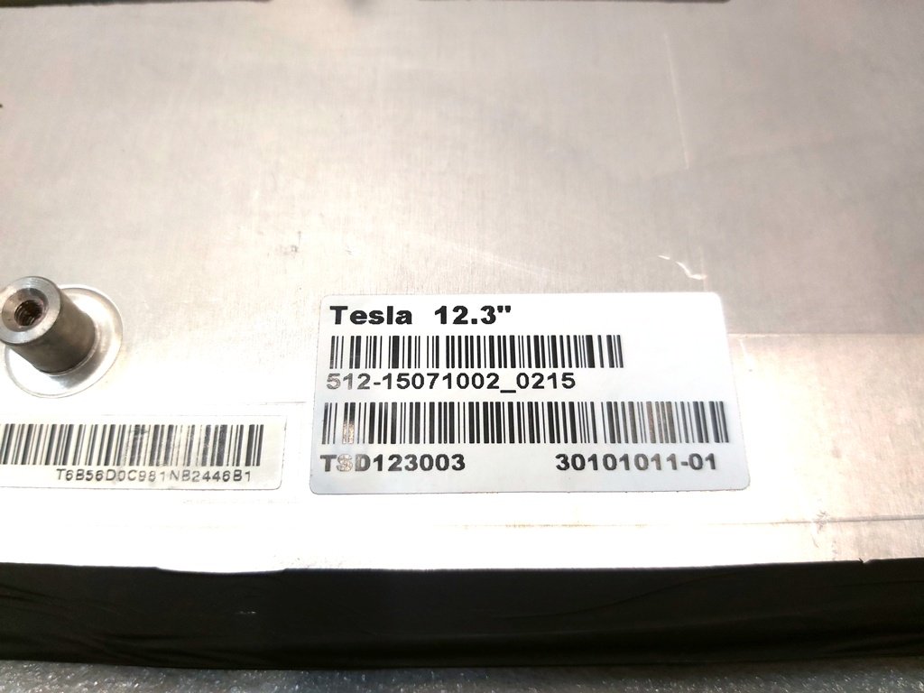 1 Zobrazení pomocného monitoru LA123WF1SL01 Tesla Model S, Model S Rest, Model X 1004788-00