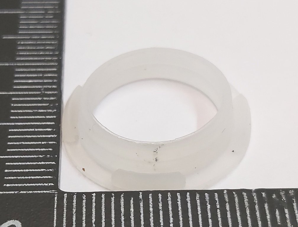 5 Set of sealing rings for the parking sensor, relief CLEAR (12 pieces) Tesla model X, model 3, model Y 1014395-00-A
