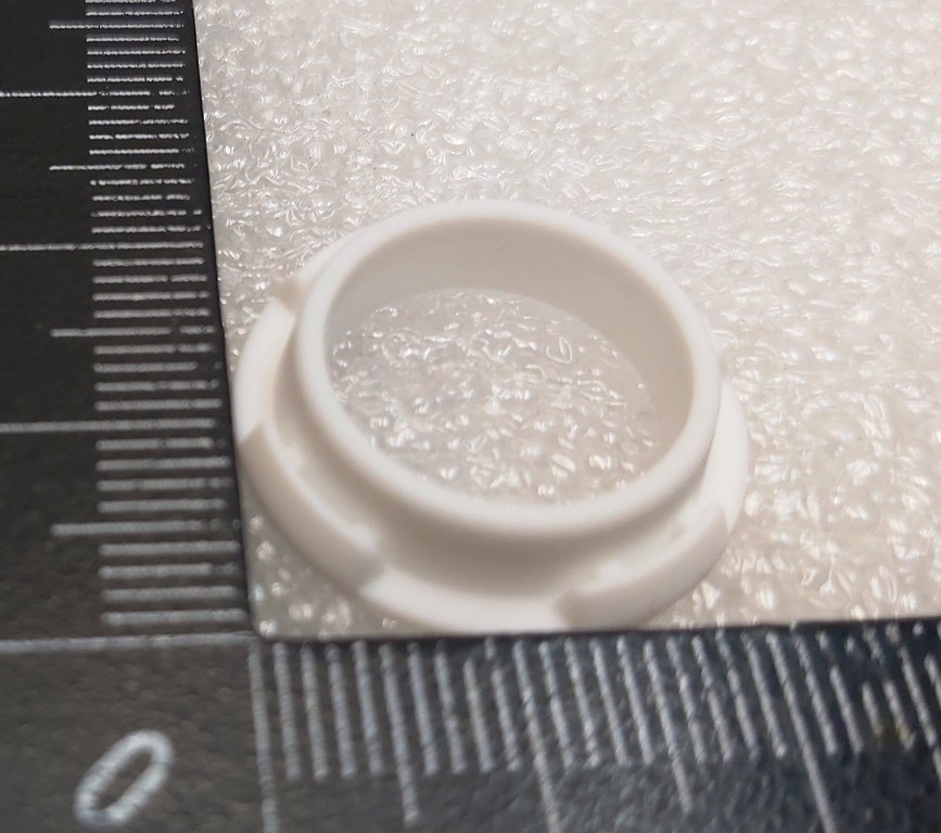 5 DECOUPLING RETAINER RING FOR SENSORS WHITE Tesla model X, model 3, model Y 1014395-00-A