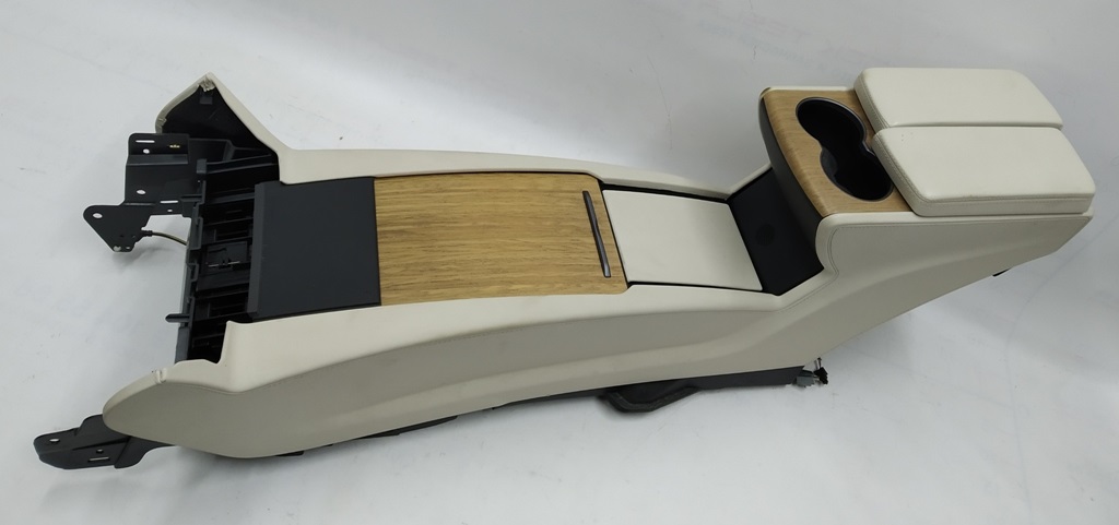 1 Armlehne Mittelkonsole beige Leder Getränkehalter Strukturholz (mit  Beschädigung) ohne USB Tesla Model X, Model S