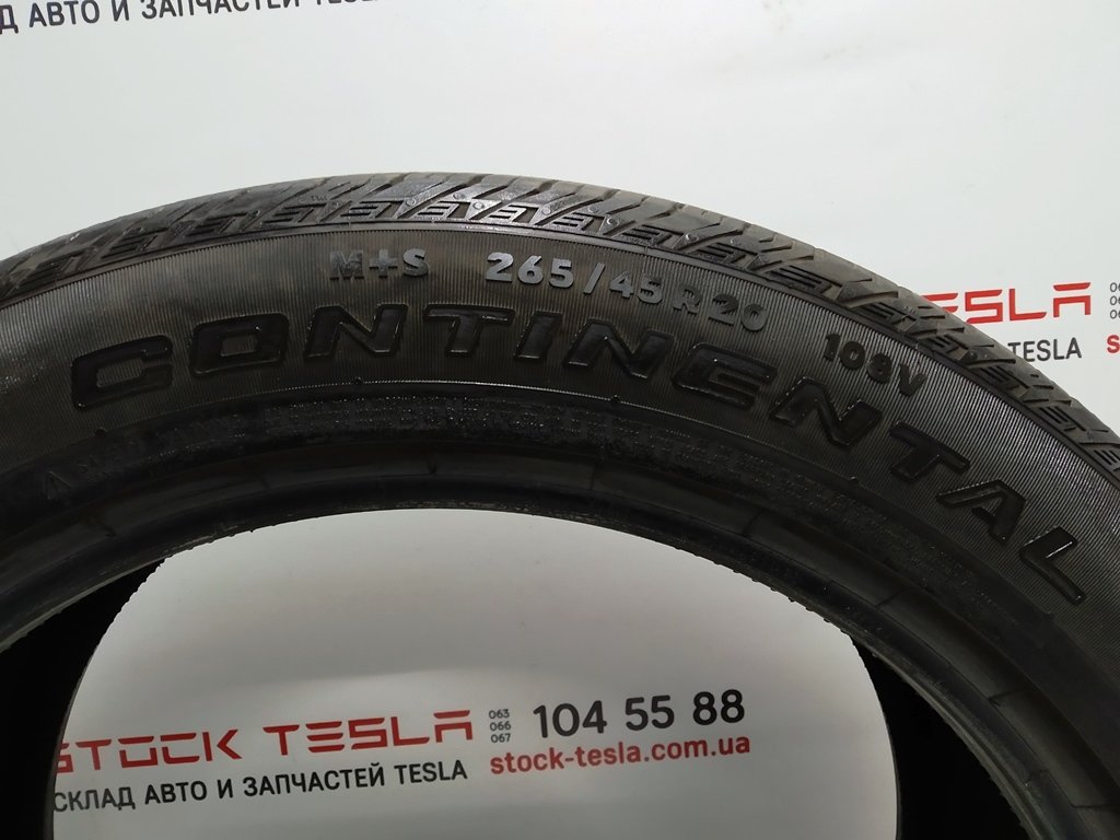 1 Tire 265/45R20 108V A/S CONTINENTAL CROSSCONTACT LX SPORT TIRE Tesla model X 1027256-00-B