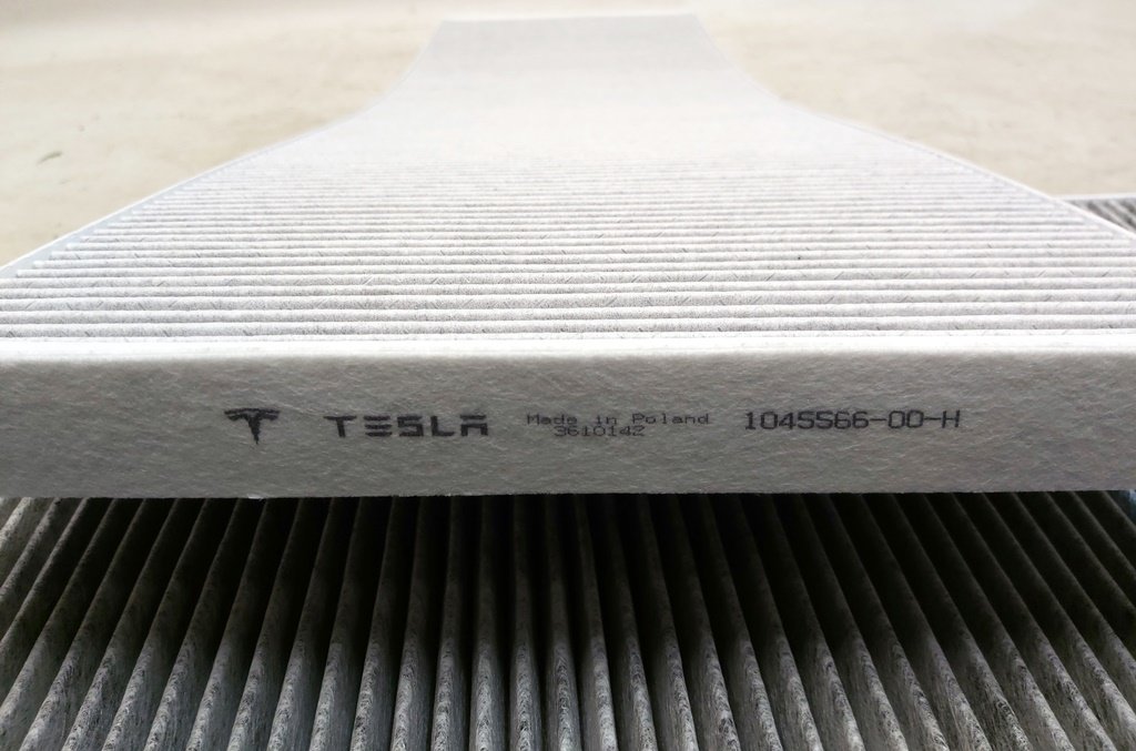 1 Filtro de ar de cabine hipoalergênico HEPA Tesla Model X 1045566-00-H
