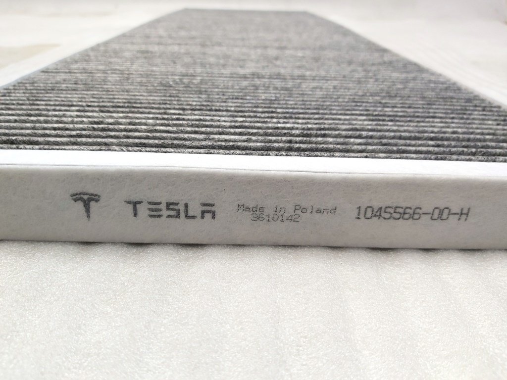 1 Filtro de ar de cabine hipoalergênico HEPA Tesla Model X 1045566-00-H