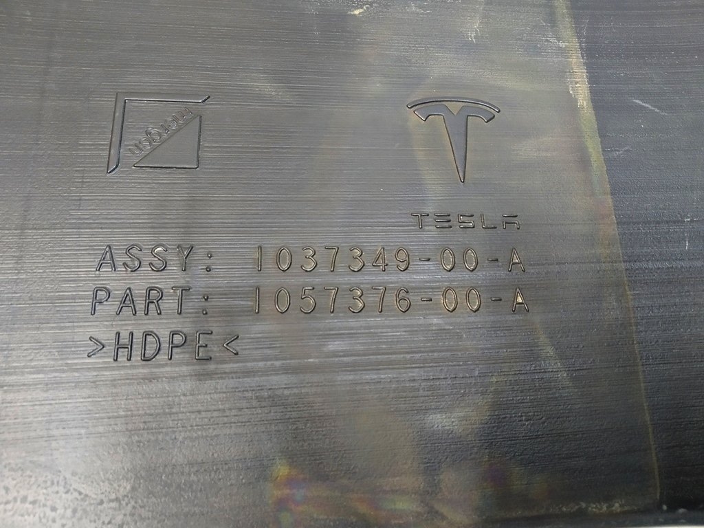 6 Rack del divisore del flusso d'aria B Tesla modello X 1057376-00-A