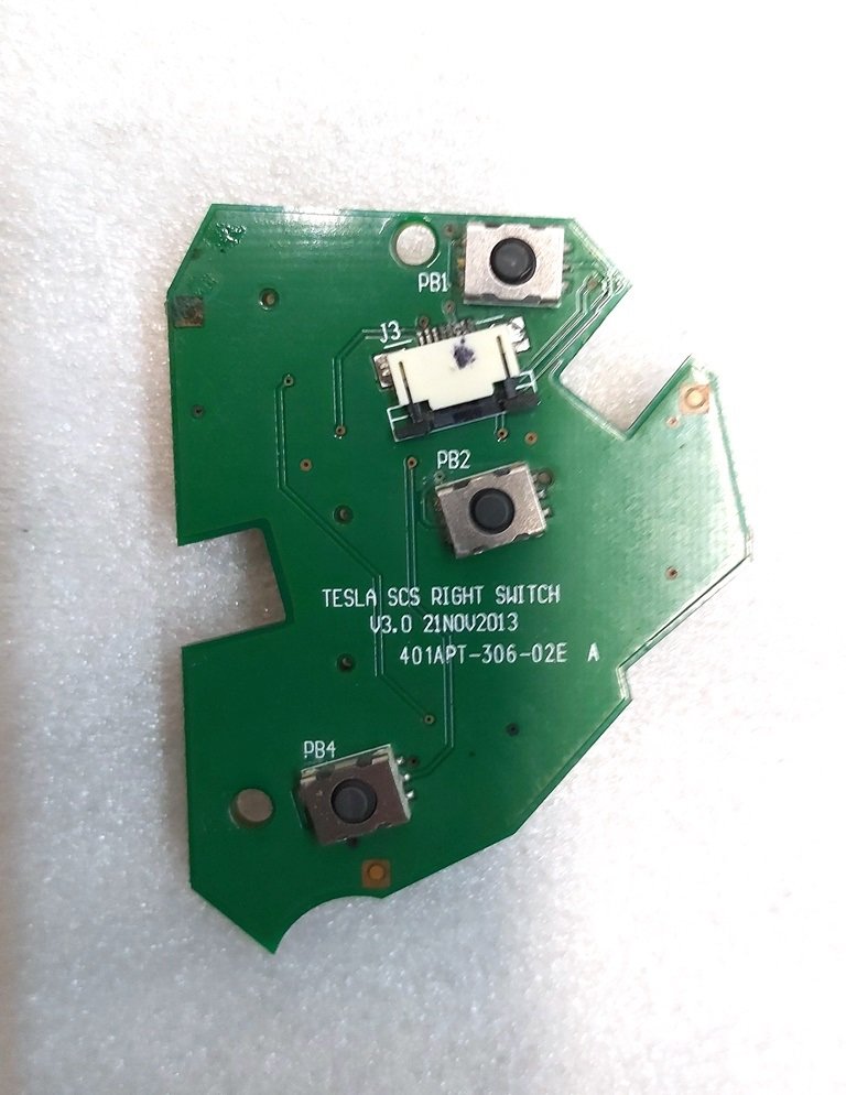 1 Control board No. 2 switch buttons (on the steering wheel) right Tesla model S, model S REST, model X 1013242-00