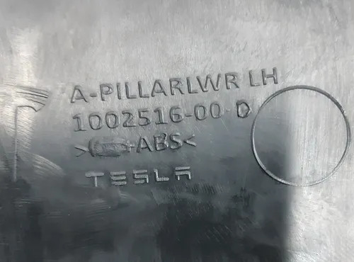 A-stijl dorpellijst linksonder met schade Tesla model S, model S REST 1010668-00-F