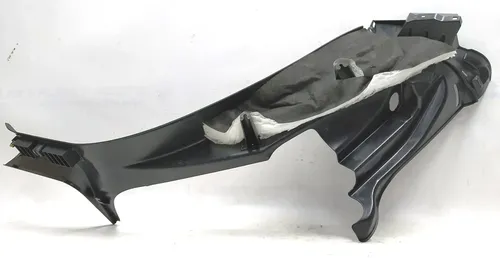 17 ASY C-PLR TRIM LOWER LH PVC GREY with damage Tesla model S 1002534-09-H