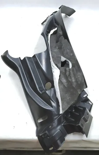 17 ASY C-PLR TRIM LOWER LH PVC GREY with damage Tesla model S 1002534-09-H