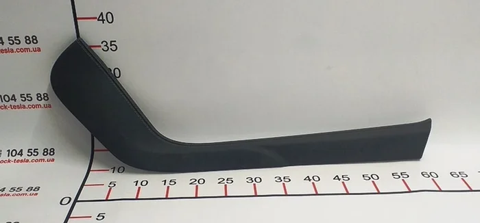 Central tunnelpanel vänster SVART PVC Tesla modell S, modell S REST 1005365-02-D