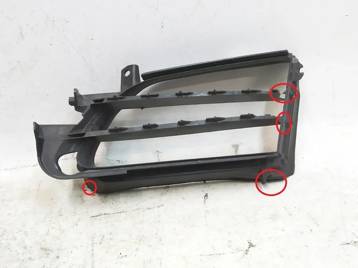 Actieve linker doorvoertulebehuizing (schade) Tesla Model S 1007268-00-F