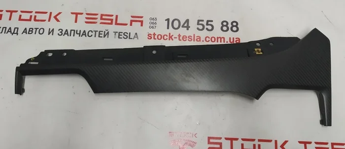 23 D-CARBON FIBER painel de acabamento painel central passageiro D-CARBON FIBER Tesla modelo S REST, Tesla modelo X 1004518-11-I