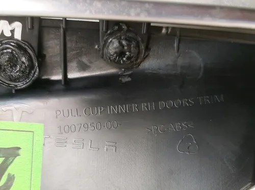 Aluminium deurlijst rechtsvoor Tesla model S, model S REST 1051388-00-A